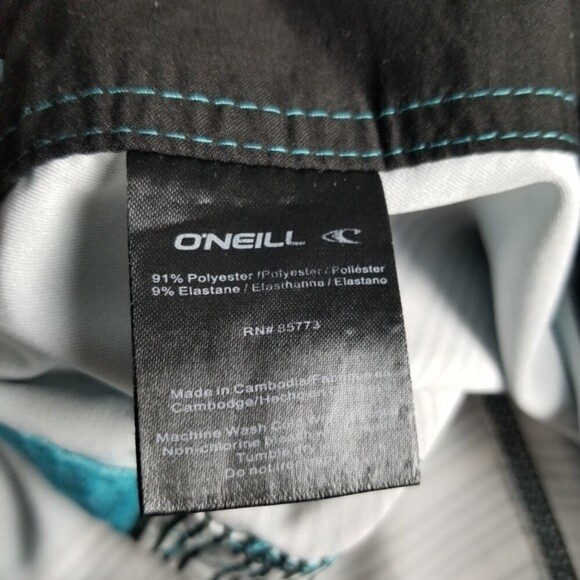 O'Neill Men's Size 30 Grenada Drawstring Swim‎ Trunks Board Shorts Cargo Pocket - Picture 7 of 10